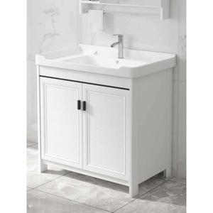 세면대 화장실하부장 800 서랍장 미니 세트 소형 대리석 흰색 욕실 사진옵션 화장실