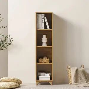 [가온퍼니처]폴리 멀바우 책장 정리장 수납장 사무용 가구 300X295X1281 4칸