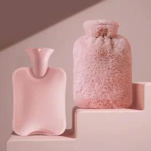 물주머니 보온 찜질팩 온수 겨울 생리 극세사커버 (WFKEMRM)