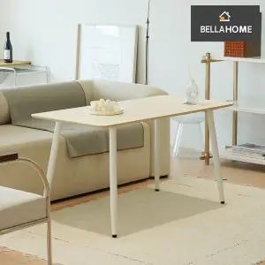 (벨라홈) 자작 HPM 낮은식탁 소파테이블(라운드형) 1200x600(CN9907)