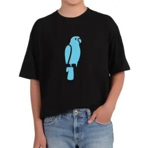 반팔티 앵무새 파란로고 parrot 다양한색상 전사이즈 (WFKC8DX)