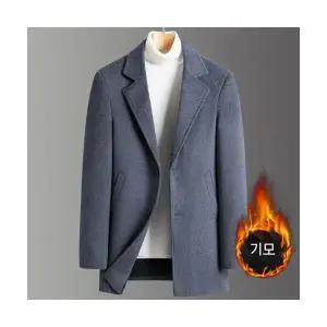 남자 정장 자켓 기모 모직 넥 코트 가을 겨울 캐주얼 원픽4