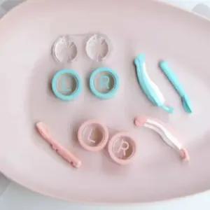 트렌드 렌즈보관케이스 렌즈 케이스 신상품 흡착봉 렌즈보관통 렌즈보관함