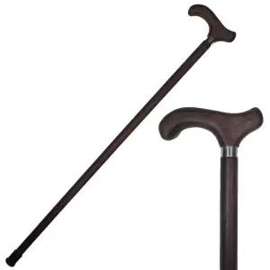 노인용지팡이 계지목 원목 고급 무광 마호가니이 어르신 할아버지선물 할머니 용선물 용이 딱총 나무