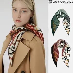 루이까또즈 프리미어 더블 울실크 마름모 스카프 2DSD808