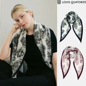 루이까또즈 모리타스 울실크 마름모 스카프 2ESD054