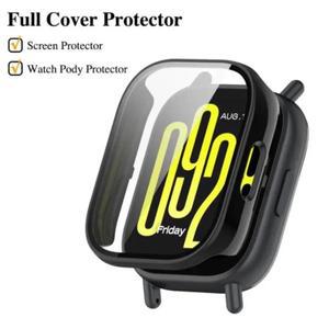 PC 케이스 + Redmi Watch 5 용 강화 유리 Active Smart Watch Redmi Watch 5 Lite 용 스크래치 방지 필름