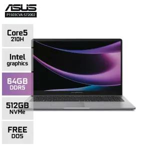 ASUS ExpertBook P1 P1503CVA-S72002 코어5 210H 15.6인치 대학생 노트북 64GB 512GB YO