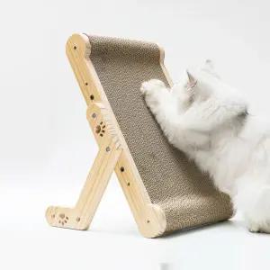 3각 고양이수직스크래쳐스크래처 캣놀이터 스트래스해소 스레스 스크래쳐 사이잘 싸이잘 스크래