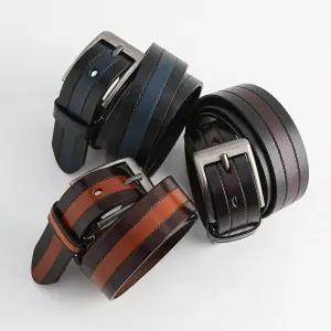 남성캐주얼가죽벨트신사 양복 버클 허리띠 혁띠 정장