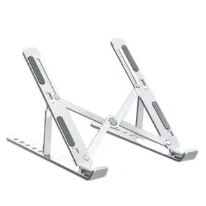 노트북거치대 독서대 6단 높이조절 쿨링 거치대 휴대용 받침대 패드 맥북 접이식 용받침대