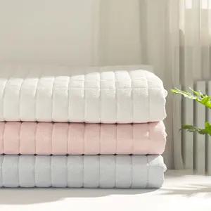 잠자리 스노우시어서커 밴드형 카페트 겸 패드 SS단품매리스이불 요이불 침구 누빔 러그