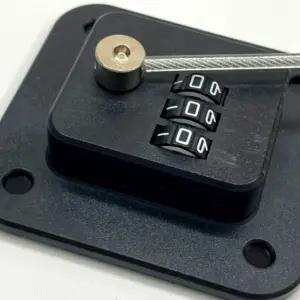 캐비닛 번호키 냉장고자물쇠 시건장치 블랙잠금 문잠금 방용손잡이 생활용품 잠금이 끼임방지 서랍장잠금