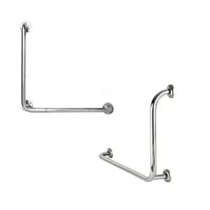 L자 장애인 화장실 안전손잡이 욕조 안전바 국산스텐 핸드레일 보조 인손잡이 인화장실 인용 노약자 실버
