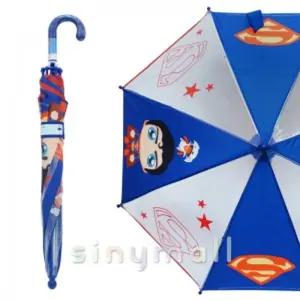 슈퍼맨 미니 아동 우산 딥블루 40cm캐릭터 어린이 어린이용 잡화 남아 아이 케릭터