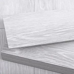 3T점착데코타일 엔틱 라이트그레이 AZWTI31실내인테리어 주방및보수 바닥 형타일 베란다시공 사무공간 다용