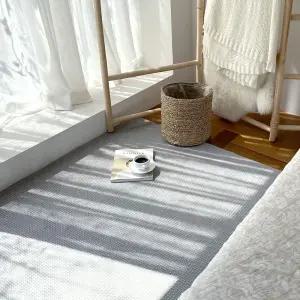 사계절 모달 와플 면 러그 60x180cm (3단 소파패드)여름 카페트 거실 모던 침대 인테리어 매트 펫트