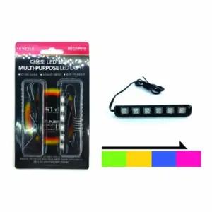 오토바이 6구 LED 무빙 싸이키 3색램프 라이트 바이크 싸이 6구LED