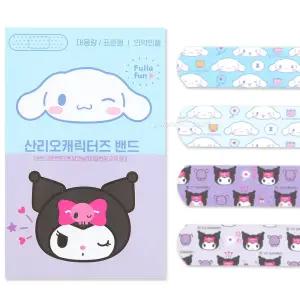 쿠로미 시나모롤 패턴밴드 대용량(표준형)-12EA아동 유아 반창고 더밴드 키티 키즈 캐릭터 혼합형