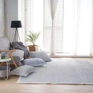 더크린 아리엘 시어서커 카페트 Q그레이 단품매리스이불 이불단 패드 요깔개 봄이불