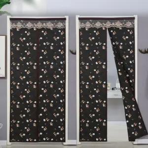 잔솔 현관 방풍 커튼 바람막이 우풍차단 난방 문바람이 자석 커텐 현광솜 바람이 도어 문커튼