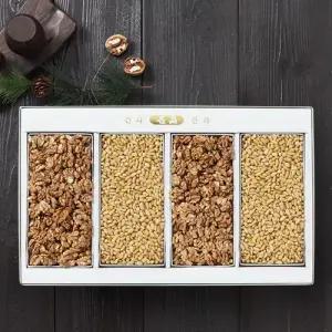 임산물세트 2호  호두 잣)  조각호두살 특 205g×2상자 )+  잣 200g x2 상자)