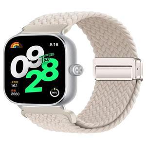 Xiaomi Redmi Watch 5 4 용 마그네틱 루프 Miband 9 8Pro 용 스트랩 조절 가능한 땋은 스포츠 나일론 교체