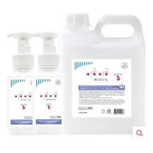 이공베이비파우더향4L+500mlx2대용량리필거품형물비누버블 핸드워시 폼워시 세정제 손비누
