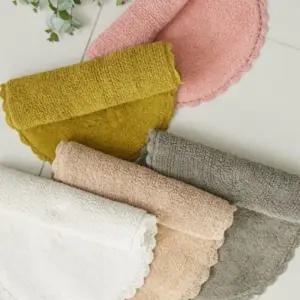 크로젯 발매트 5color논슬립 두꺼운 코튼 현관러그 고급 욕실 주방 침실 푹신한 극세사