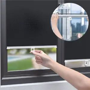 붙이는 블라인드 무타공 암막 창문 베란다 거실 원룸 셀프 열차단 가리개햇빛 슬라이딩 흡착식 무타