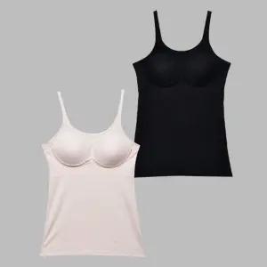 부드러운 촉감 몰드 여성 인견 브라런닝속옷 나시 캡런닝 끈나시 끈런닝