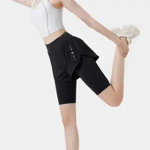 휴앤핏 여성 요가 필라테스 스포츠 반바지 투인원 레깅스 여자 여름 래쉬가드 테니-스 배드민턴운동복 하의