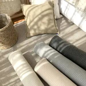 사계절 모달 와플 면 러그 100x150cm (반평)여름 카페트 거실 모던 침대 인테리어 매트 펫트