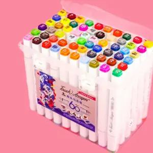 마커 세트 워싱 칼라펜 60색 White드로잉마카 디자인 그림그리기 미술연필 셋트