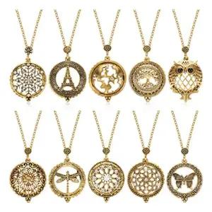 노인 돋보기 목걸이 겸용 13종 확대경 패션 할아버지선물 엔틱 메탈 앤틱 노안 휴대용 어르신 할머니