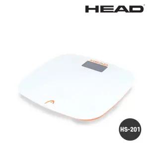 헤드 디지털체중계 HS-201(오렌지화이트)측정도구 몸무게 몸무게기 전자 일반 가정용 측정기
