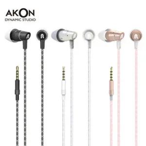 에이콘 유선이어폰 음질좋은 풍부한사운드 골드플러그고 가성비 이어셋 디자인이어셋 칼국수 플랫 학생 통