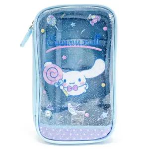 시나모롤 투명 빅파우치(252625)필통 필기구 캐릭터 팬필 문구용치 팬치 구치 화장품치 화장품 휴대용치 산