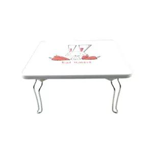 우공 하이그로시 배드래빗 사각 미니탁자 접이식테이블 좌식 다용도