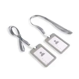 목걸이사원증 회색 사원증 사원증 목걸이줄 사원증케이스 출입증 학생증