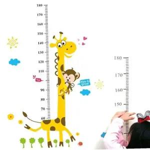 키재기스티커 기린 키재기포스터 포인트스티커 측정스