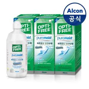 옵티프리 렌즈세척액 퓨어모이스트 420ml 3개