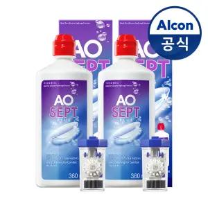 옵티프리 렌즈세척액 에이오셉 플러스 360ml 2개