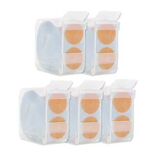 MOA모아랩 주사용 밴드 살색 원형 100매 원형 20mm x 낱개 5개 롤 밴드