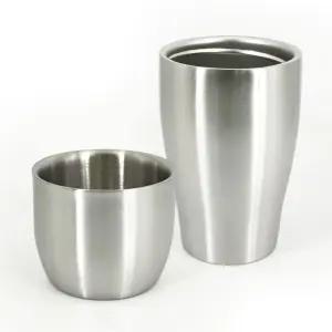 [리퍼상품] 올품락 국산 포스코STS304 스텐물컵 원뿔원