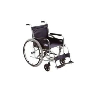 미키코리아 휠체어 스카이-1/SKY-1/스틸휠체어/링겔꽂이/브레이크/주머니/보행보조차/실버카/효도선물