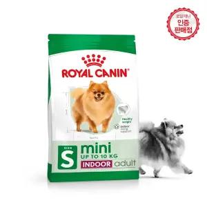 로얄캐닌 강아지사료 독 미니인도어 어덜트 8.7kg+캔1개