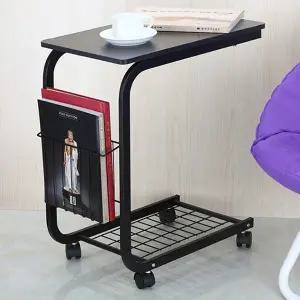 이동식 사이드테이블 원목 수납 침대 소파 보조 쇼파 거실 미니 틈새 협탁 식탁 책상 테이블 ONA-306