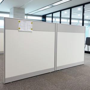 45T 2단 PVC 컬러파티션/우드 사무실 파티션