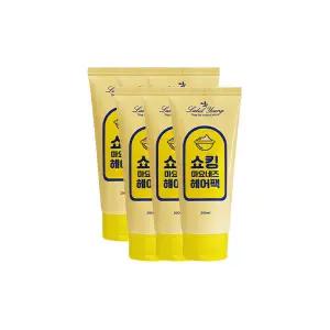 [라벨영]쇼킹마요네즈헤어팩 200ml 6개미용실추천 단백질 헤어팩 영양공급